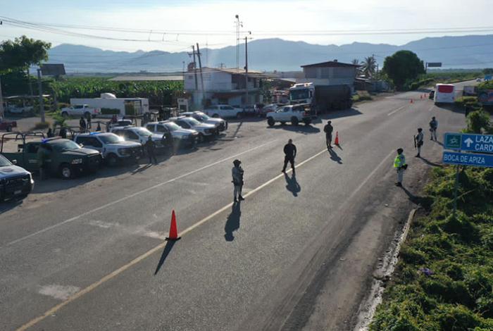 SSP y fuerzas federales refuerzan seguridad en límites de Michoacán y Colima