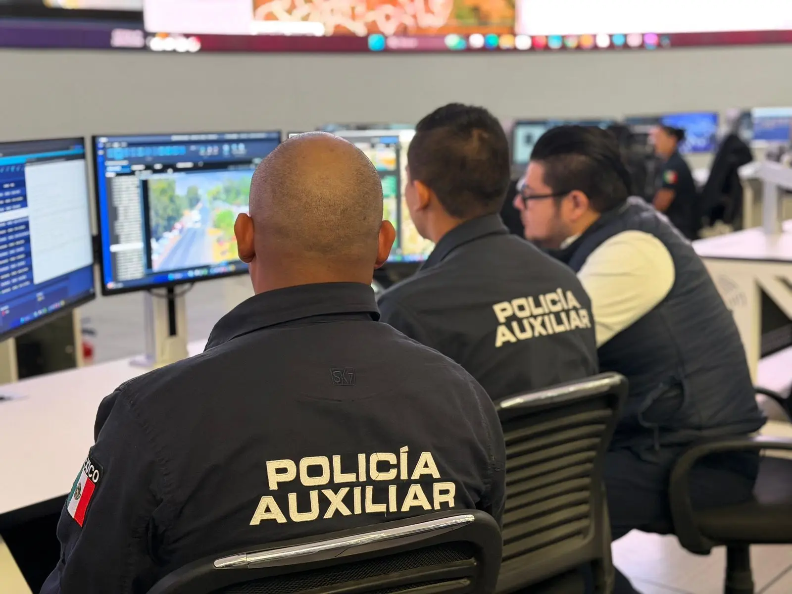 *SSP y Policía Auxiliar con vigilancia permanente en el teleférico de Uruapan*