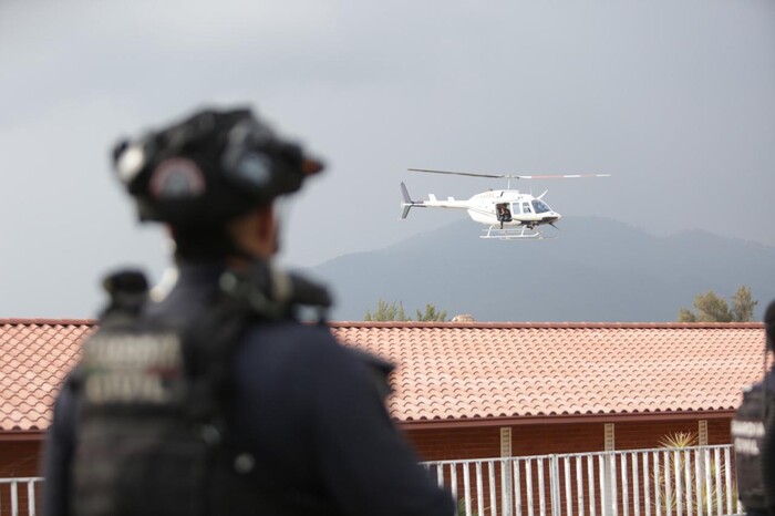 SSP y Policía de Uruapan arrancan operativo de seguridad por aire y tierra