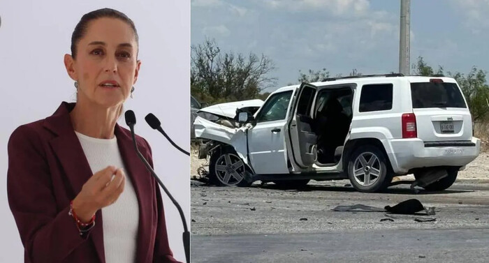 Sufre accidente equipo de Claudia Sheinbaum; se reporta un fallecido