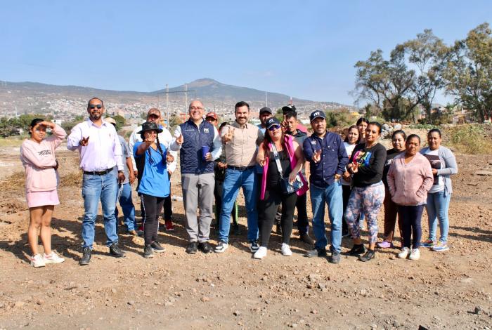 Supervisa Yankel Benítez obra hídrica en colonia Benito Juárez