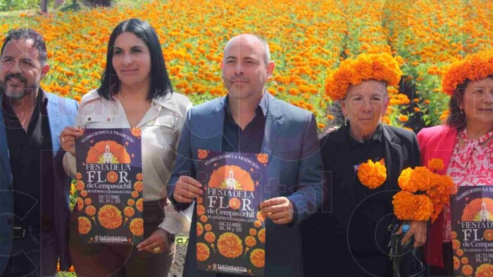 Tarímbaro presenta la 3ra Fiesta de la Flor de Cempasúchil