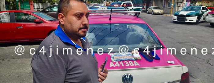 Taxista encuentra 100 mil pesos en su unidad y busca al propietario