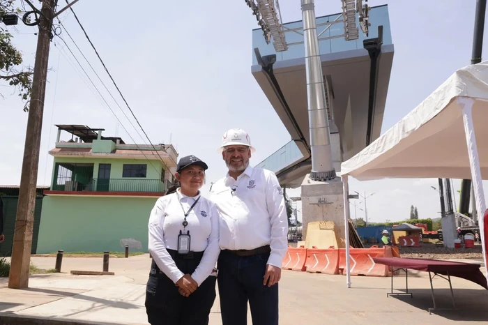 Teleférico de Uruapan con 75% de avance en su construcción