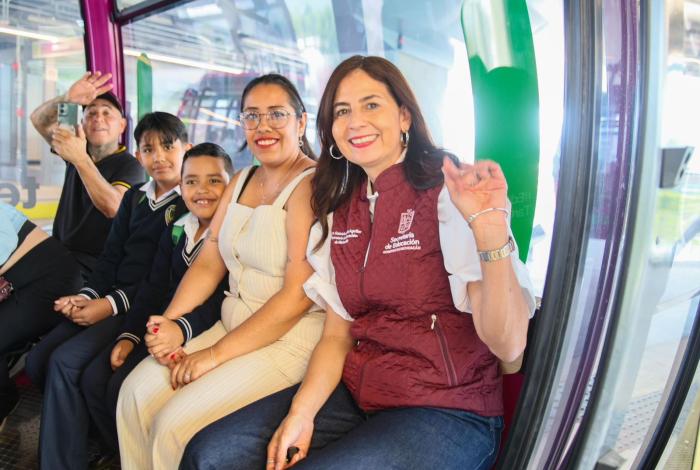 Teleférico de Uruapan mejorará la vida diaria de estudiantes: Gaby Molina