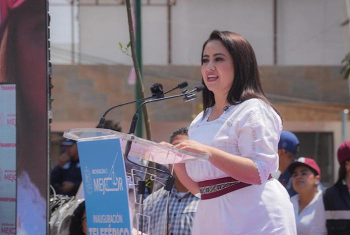 Teleférico pone fin a cinco décadas de abandono en Uruapan: Gladyz Butanda