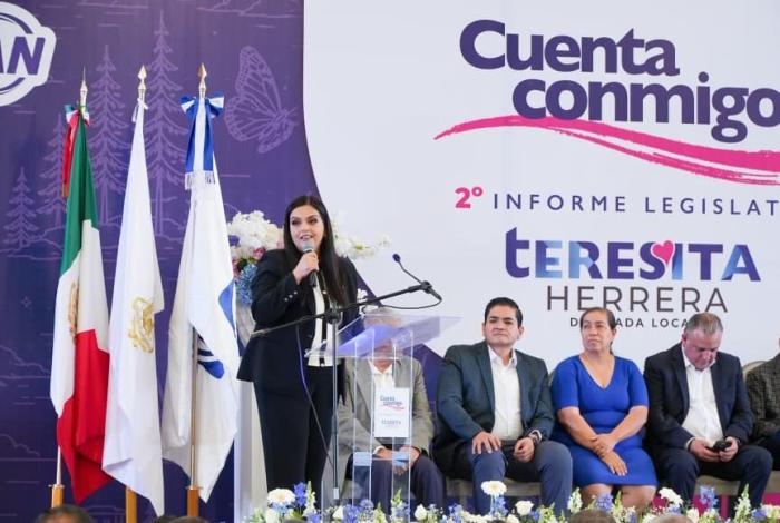 Tere Herrera destaca ejes centrales de la familia en su Segundo Informe Legislativo