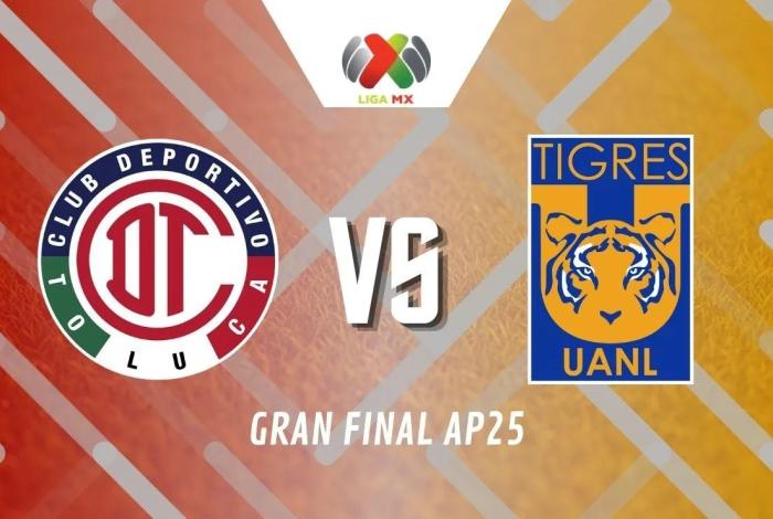 Todo listo para la Final por el título del Apertura 2025 entre Toluca vs Tigres