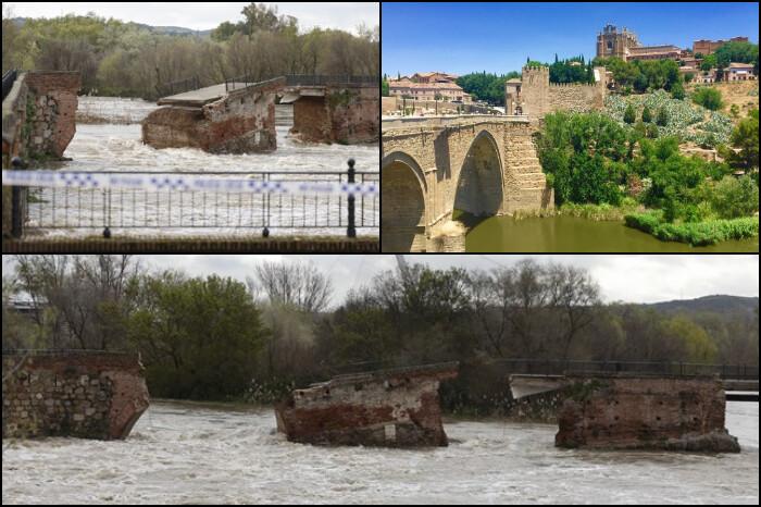 Toledo amanece consternado por el derrumbe del puente romano: “es un día terrible para la historia"