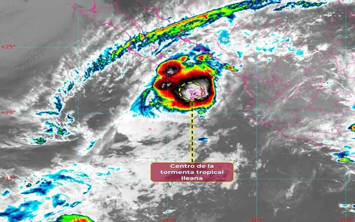 Tormenta “Ileana” azota México con lluvias intensas y granizo