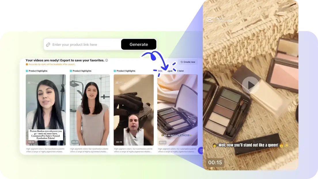 Traductor de video con IA que soporta la exportación de video en HD y 4K