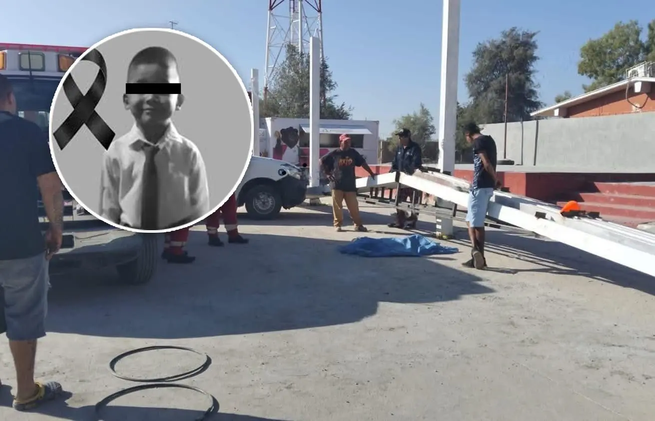 Tragedia en Coahuila: Muere niño de 6 años al caerle una estructura metálica en una escuela primaria