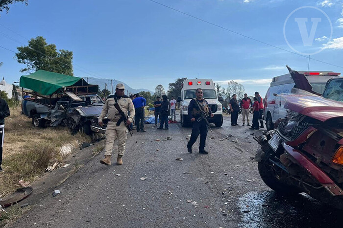 Trágico choque entre camionetas deja una mujer sin vida y tres lesionados, en Quiroga