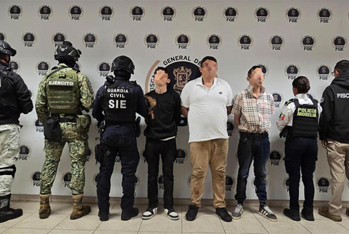 Tras balacera en Torreón Nuevo detienen a 3 miembros de grupo delictivo dedicado a cometer homicidios en Morelia