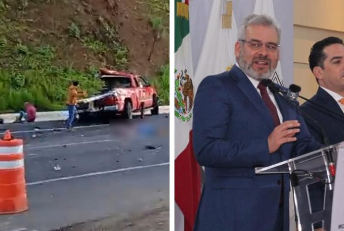 Tras muerte de cortadores de aguacate, Bedolla advierte mano dura contra traslados en camionetas pick up
