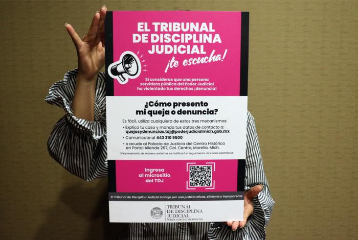 Tribunal de Disciplina Judicial refrenda su compromiso con la legalidad y la confianza ciudadana