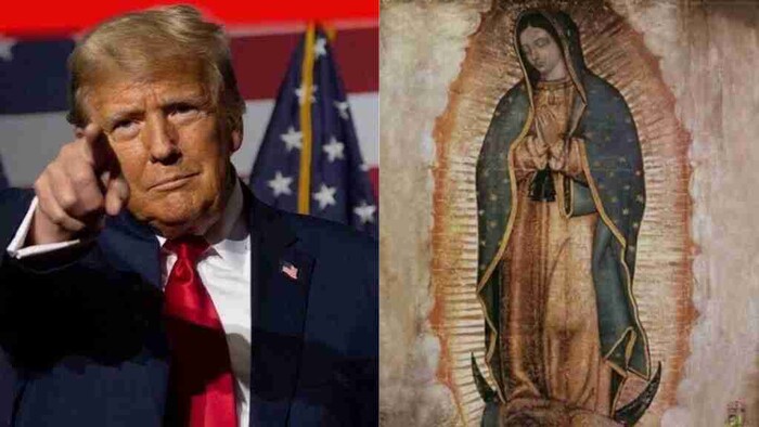 Trump felicita a la virgencita por su cumpleaños: sería para atraer votantes