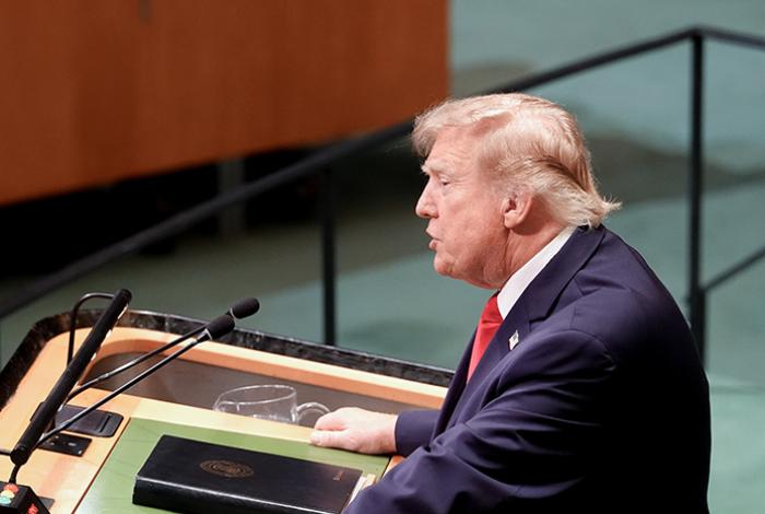 Trump plantea en la ONU 'aniquilar' a Irán, pero dice que es un pacificador