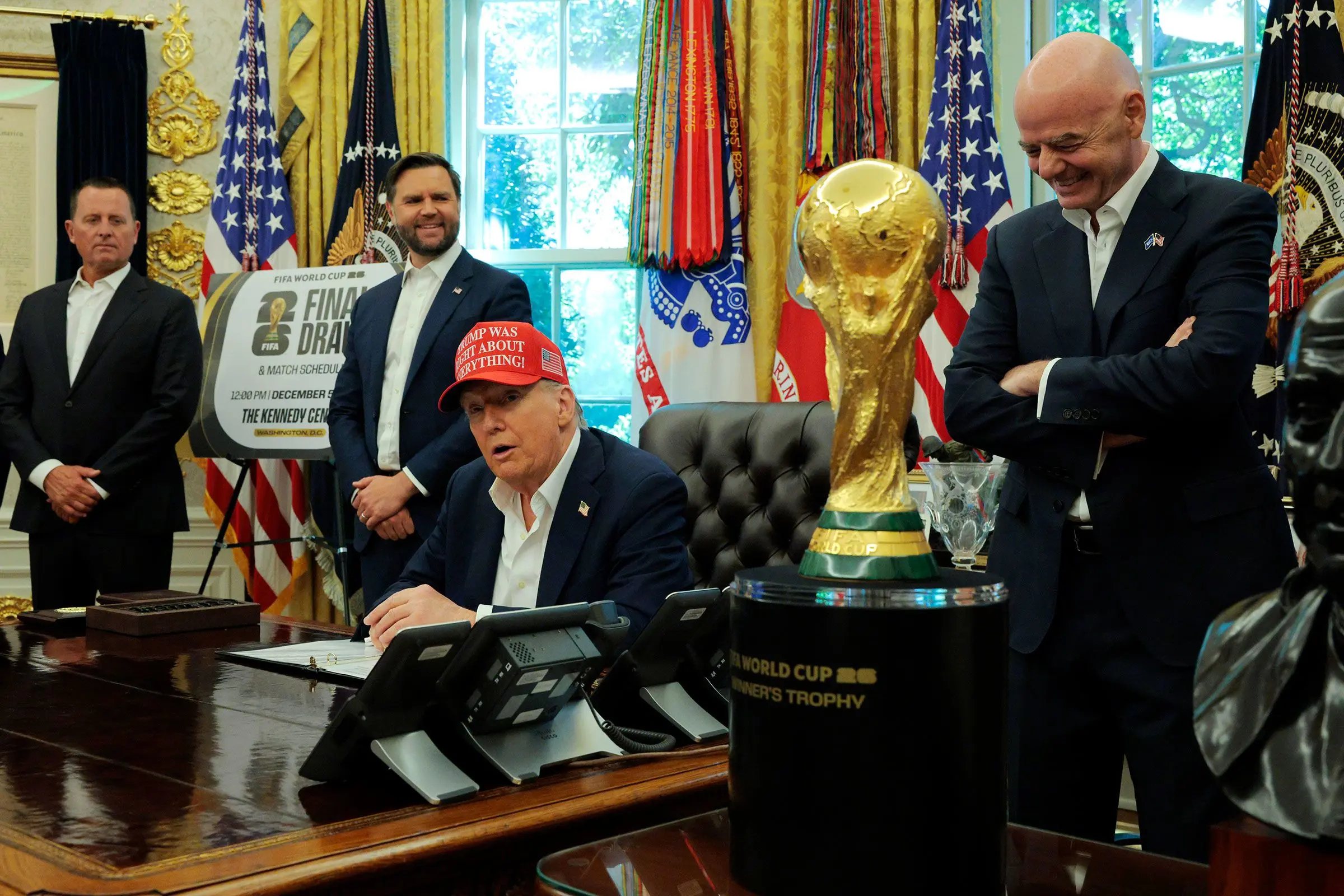 Trump revela sede para el Sorteo del Mundial de la FIFA 2026