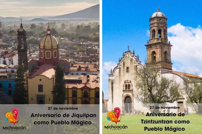 Tzintzuntzan y Jiquilpan celebran 12 años como Pueblos Mágicos