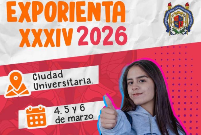 UMSNH se alista para la ExpOrienta 2026; se realizará este 4, 5 y 6 de marzo