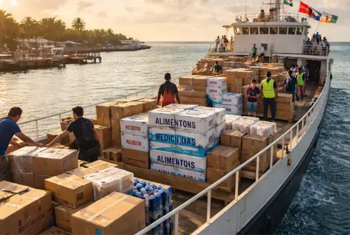 Un buque de Nuestra América zarpa desde México hacia Cuba con ayuda humanitaria