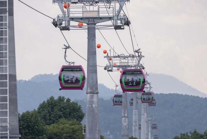 Un millón de pasajeros respaldan el éxito y la modernidad del teleférico de Uruapan: Bedolla