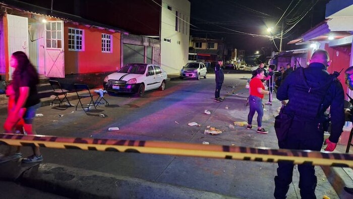 Un muerto y cinco lesionados en balacera registrada durante una fiesta en Uruapan