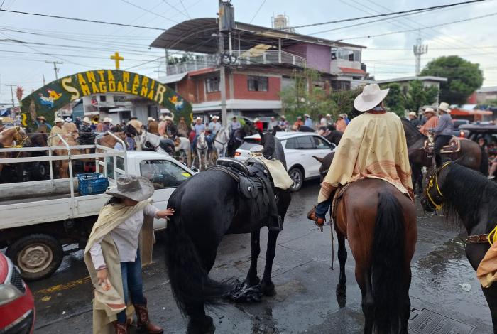 Uruapan: se desata riña tras desfile de Las Yuntas en el Barrio La Magdalena