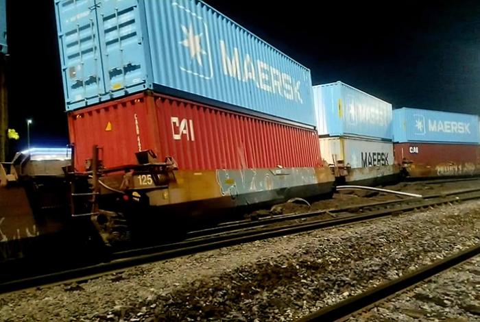 Vagón del tren se descarrila en patio de maniobras de Morelia