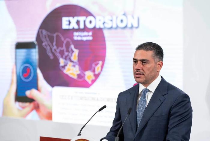 Van 132 detenidos por Estrategia Nacional contra la Extorsión: Harfuch