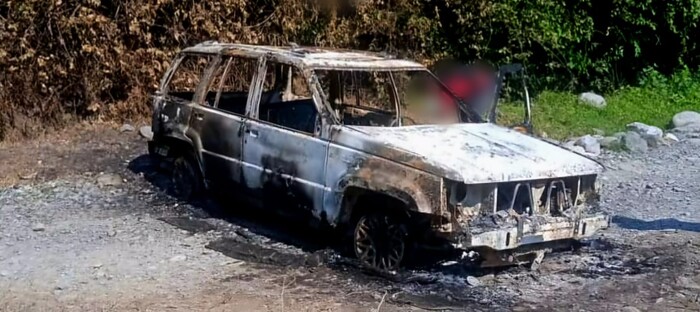 Vecino del Otate es hallado calcinado junto con su camioneta en brecha de Aquila