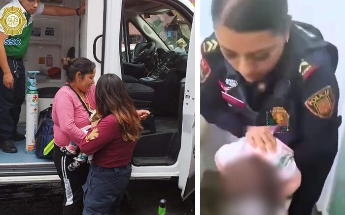 VIDEO: Acto heroico de la Policía salva a bebé en el Metro Merced