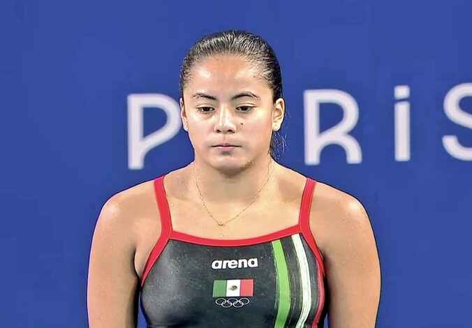 #Video | Alejandra Estudillo clasifica a la Final en Clavados Trampolín 3m Individual en París 2024