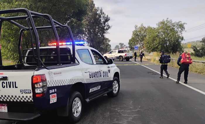 #Video | Asesinan a escolta del presidente de Huiramba en la carretera Morelia-Pátzcuaro