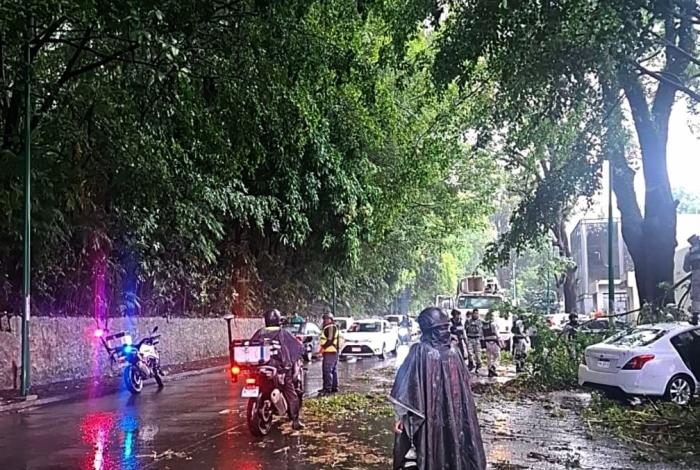 #Video | Atienden afectaciones por tromba en Uruapan
