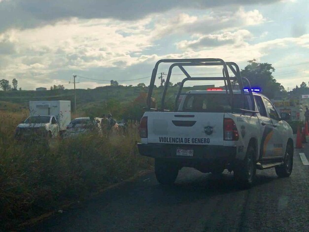 #Video | Auto y camioneta protagonizan choque en la Tarímbaro-Álvaro Obregón