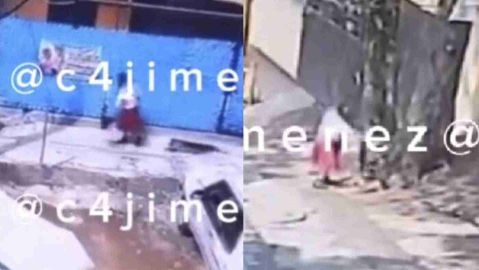 Video: Captan a mujer arrastrando a un perrito muerto en calles de CDMX