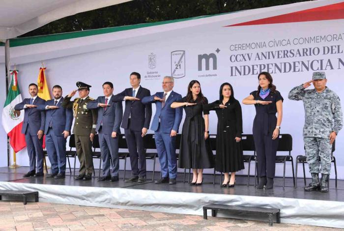 #Video | Celebra Bedolla el 215 Aniversario del Inicio de la Independencia de México