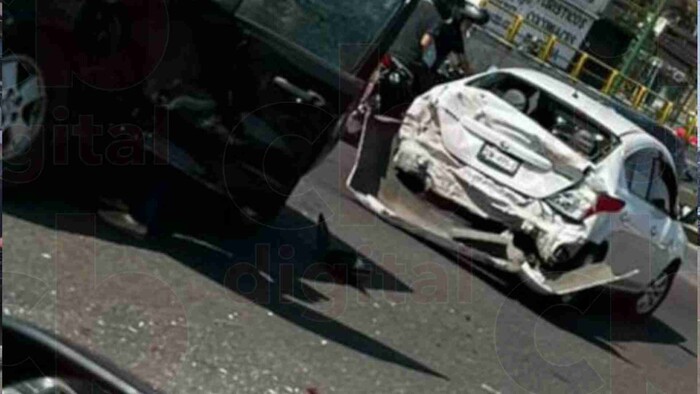 #Video: Choque en el acceso del túnel de salida a Charo