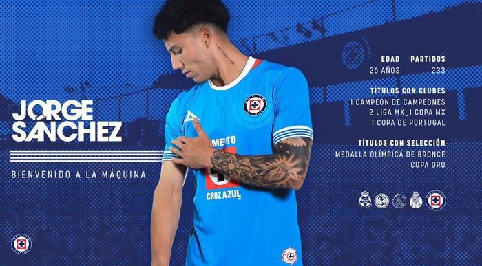 #Video | Cruz Azul anuncia oficialmente a Jorge Sánchez como refuerzo