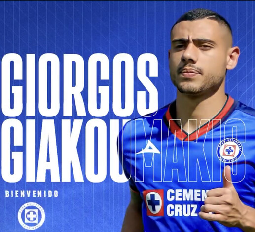 #Video | Cruz Azul presenta oficialmente el fichaje del griego Giorgos Giakoumakis