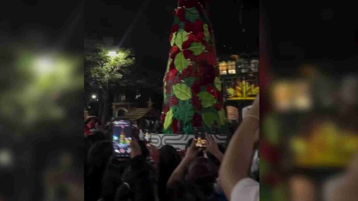 #Video: Decepciona encendido navideño por falta de luces en Cuernavaca