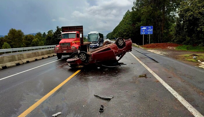 #Video | Dos accidentes en menos de 8 kilómetros de la Autopista Siglo XXI