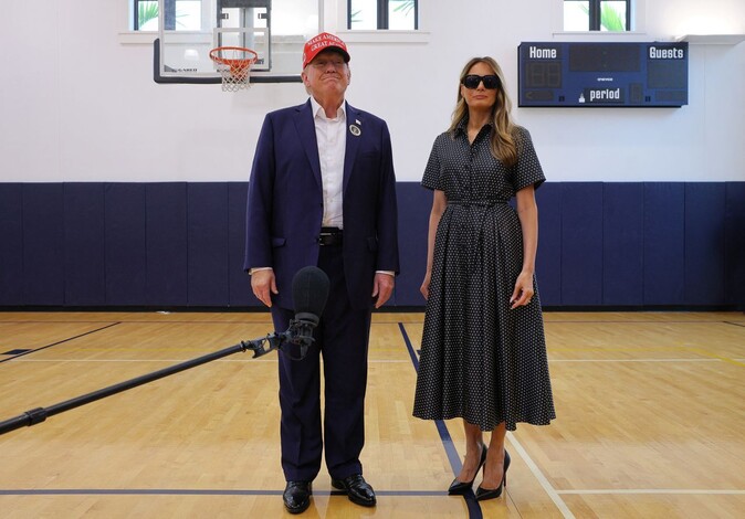 #Video | Elecciones Estados Unidos 2024: Donald Trump emite su voto en Florida