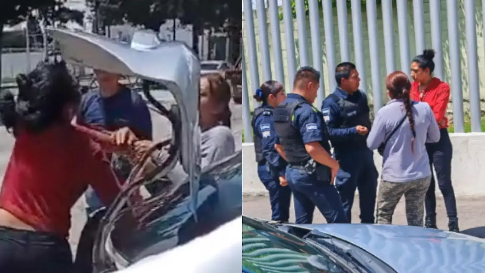 #Video: Empleadas de funerarias se enfrentan a golpes frente a SEMEFO en Puebla; se pelearon por un cliente