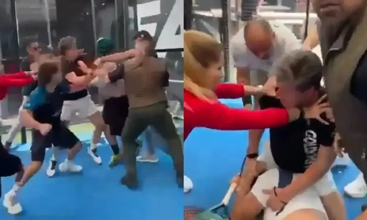 #Video: Empresario y sus escoltas golpean a instructor durante torneo; el agresor fue apodado “Lord Padel”
