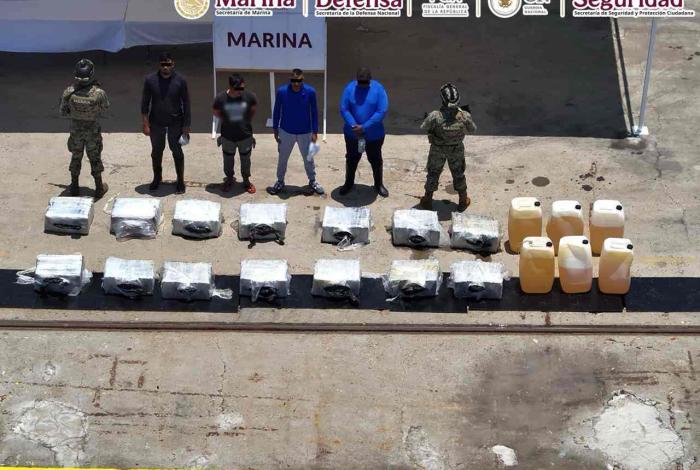#Video | En una operación marítima se aseguró más de media tonelada de cocaína, en las costas de Oaxaca