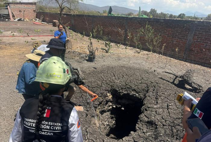 #Video | Fenómeno en Ixtlán no es un volcán activo; autoridades de PC mantienen vigilancia
