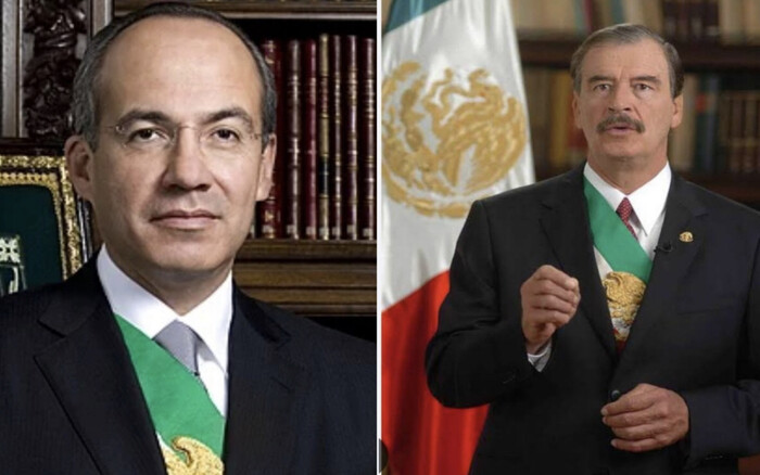 #Video | Fox, Calderón y expresidentes de Latinoamérica firman manifiesto contra la reforma judicial de AMLO